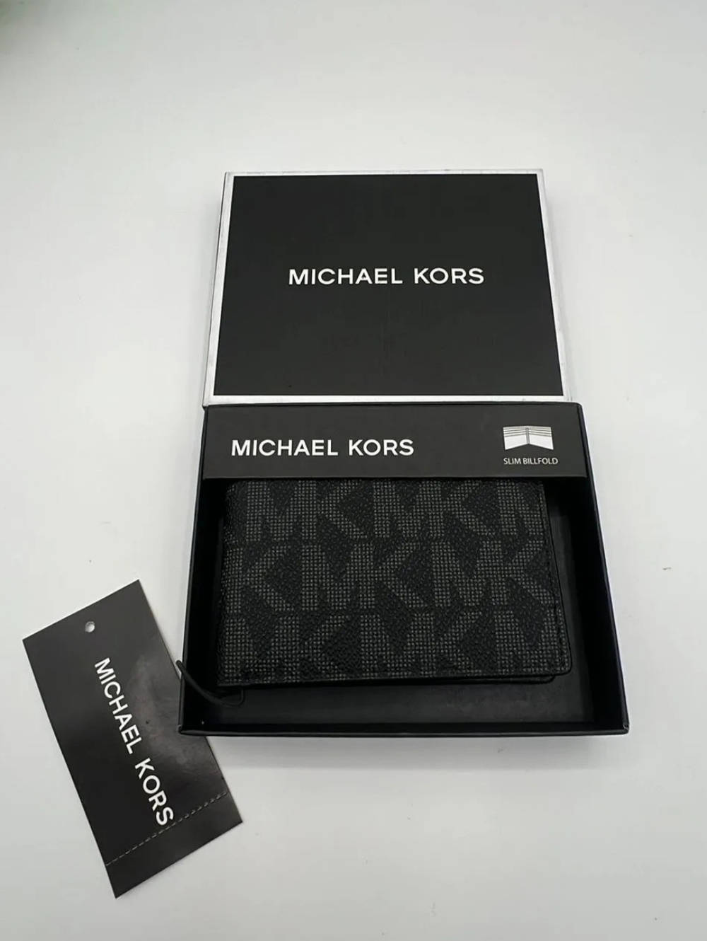 Michael Kors Men’s Slim Billfold Wallet in Black